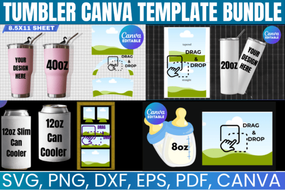 Download Tumbler Template Bundle, Mug Template - Premium Resources